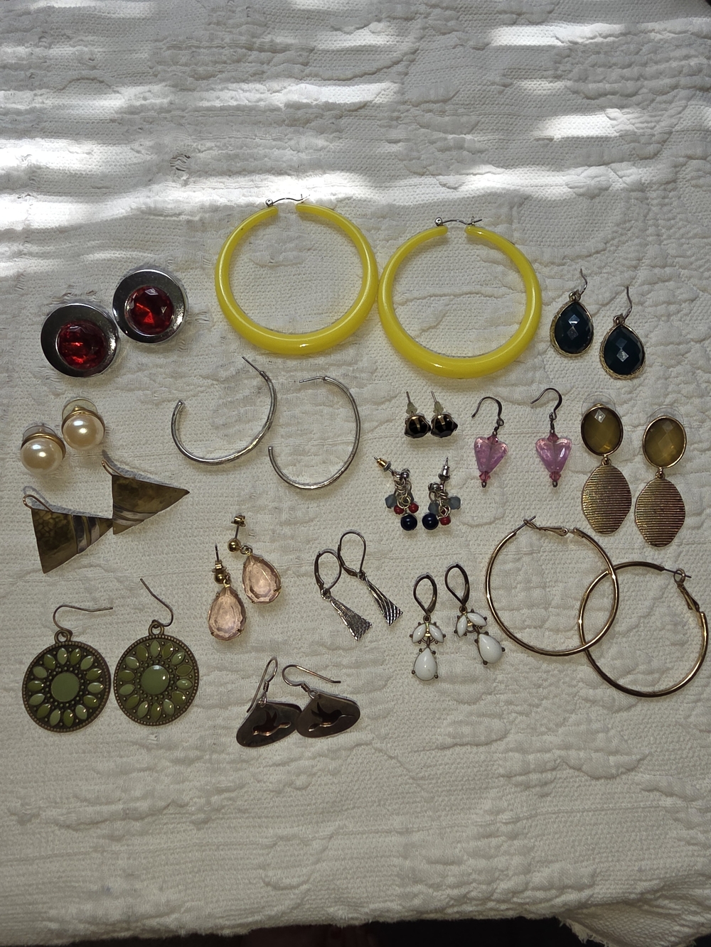 16 Pairs of Fun Earrings